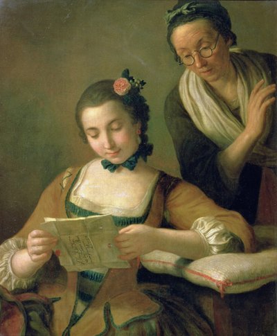 The Reading by Pietro Antonio Rotari